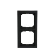 Rahmen 2-fach schwarz matt, f.lin. 1722-885K 