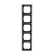 Rahmen 5-fach pur edelstahl 1725-866K 