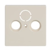 Zentralscheibe sav/ews f.Antennendose 2Loch 1743-82 