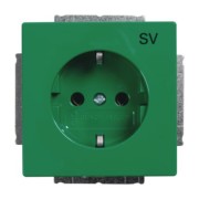 SCHUKO Steckdosen-Einsatz grün RAL6032 20 EUC-13-82-101 