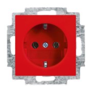 SCHUKO Steckdosen-Einsatz rot 20 EUC-917 