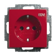 SCHUKO Steckdosen-Einsatz rot 20 EUC/DV-917 