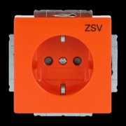 SCHUKO Steckdosen-Einsatz orange RAL2004 20 EUCB-14-82-10 