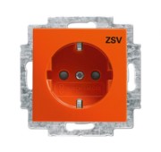 SCHUKO Steckdosen-Einsatz orange 20 EUCB-14-914-10 