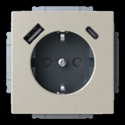 SCHUKO Steckdose USB-A+C 20 EUCB2USBAC-866 