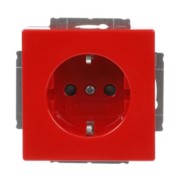 SCHUKO Steckdosen-Einsatz rot RAL3020 20 EUCKS-12-82-101 