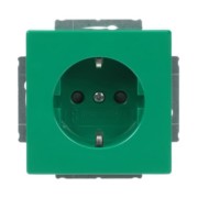 SCHUKO Steckdosen-Einsatz grün RAL6032 20 EUCKS-13-82-101 