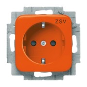 Steckdosen-Einsatz ZSV erh.berühr.Schutz,or 20 EUCKS-14-212-10 