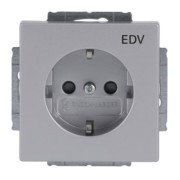 Schuko-Steckdose alusi mit Aufdruck EDV 20 EUCKS/DV-83 