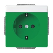 SCHUKO Steckdosen-Einsatz grün RAL6032 20 EUCNB-13-82 