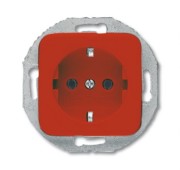 SCHUKO Steckdosen-Einsatz rot RAL 3020 20 EUCRD-217-101 