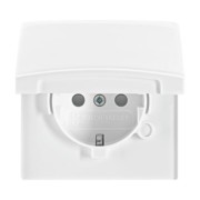 Schuko-Steckdoseneinsatz IP44 alpinweiß 20 EUGKB-34-101 