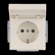 SCHUKO Steckdosen-Einsatz elfenbein/weiß 20 EUKNB-82 