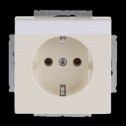 Steckdosen-Einsatz sav/ews m.Besch.feld2P+E16A 20 EUN-82 