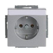 Steckdosen-Einsatz alusi m.Besch.feld 2P+E16A 20 EUN-83 
