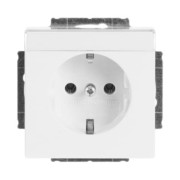 Steckdosen-Einsatz dav/sws m.Besch.feld2P+E16A 20 EUN-84 