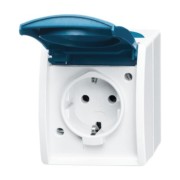 Schuko-Steckdose mit Namensschild 20 EWN-53 