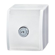 SCHUKO-Steckdose al/ws mit Schloss 20 EWSL-54 