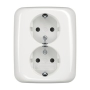 SCHUKO-Doppelsteckdose 202 EUJB-214 