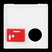 Zentralscheibe studioweiß Rufsysteme 2548-022 B-84 