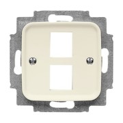 Zentralscheibe ws für 2 Modular Jack 2561-02-212 