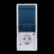 Kombination SCHUKO Steckdose, mit Wipp. 2601/6/20 EBW-53 