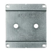 Montageplatte 1-fach 2609 WS 