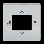 Zentralscheibe alu/si KNX Tasterankopplung 6109/03-83 