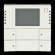Bedienelement 2/4-fach m.RTR,elfenbein ws 6128/28-82 