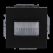 Bewegungsmelder/Schaltakt. 1-fach schwarz matt 6215/1.1-885 