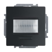 Bewegungsmelder/Schaltakt. 1-fach schwarz/matt 6215/1.1-885-WL 