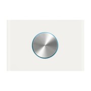 Drehbedienelement 1fach, weißglas 6341-811-101 