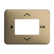 Zentralscheibe bronze f.Timer-Bedienelem. 6435-21 