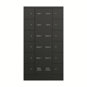 12f. Bedienelement schwarz, matt SB/U12.0.11-885 