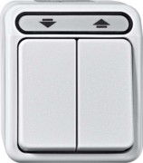 Rollladentaster 1-polig lichtgrau MEG3755-8029 