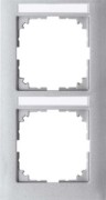 Rahmen 2-fach aluminium MEG4022-3660 
