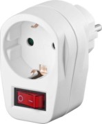 Goobay Schutzkontakt-Schalter weiß 68906 