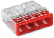 Verbindungsdosenklemme 4x 0.5-2.5 rot 2273-204 
