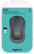 Logitech Maus USB,wireless,1000dpi M185 gr 