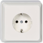 Geräteträger rw m. 1-fach Steckdose 515114 