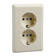 Steckdose UP20 2-fach flach 515400 