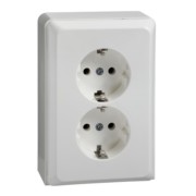 Geräteträger rw m. 2-fach Steckdose 515514 