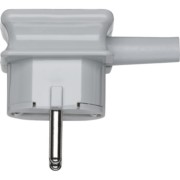 SCHUKO-Stecker gr Knickschutztülle 120963 