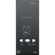 Zentralplatte anth für Rasiersteckdose 213514 