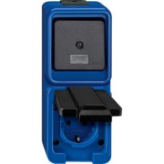Kombi-SCHUKO-Steckdose bl mit Wechselschalter 227875 