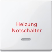 Wippe Kontr.Fenster pws/gl Aufdruck Heizung 435119 