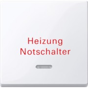 Wippe Kontr.Fenster aws/gl Aufdruck Heizung 435125 
