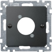 Zentralplatte anth f.Audio-Steckver.XLR 468914 