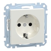 SCHUKO-Steckdose pws/gl mit Steckklemme MEG2300-0319 