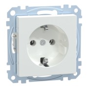 SCHUKO-Steckdose aws/gl mit Steckklemme MEG2301-0325 